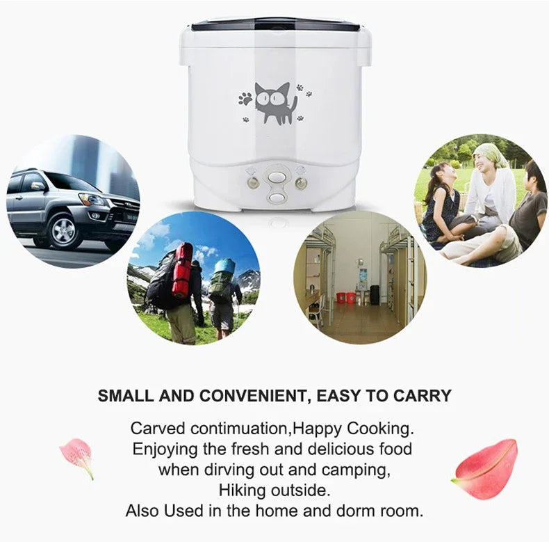 Electric Mini Rice Cooker Portable MultiCooker Household Rice Cookers