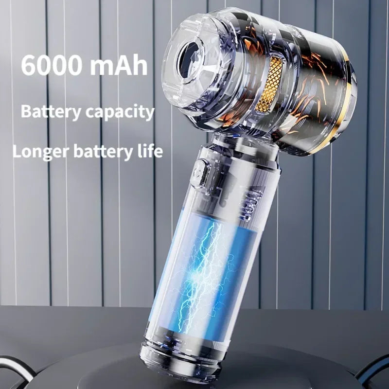 Wireless Handheld Car Vacuum Cleaner – Brushless Motor, 390,000PA Strong Suction & Air Duster