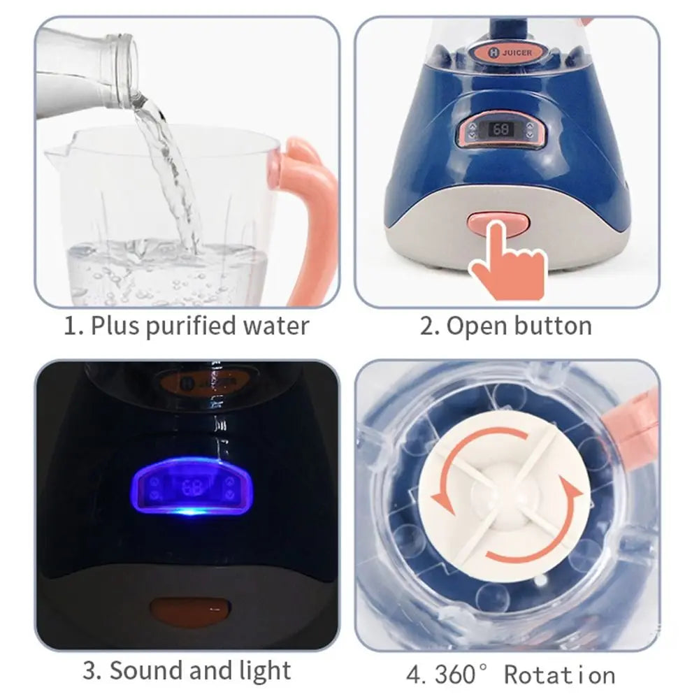 Simulation Juicer Simulation Kitchen Home Appliances Set Coffee Machine Washing Machine Play House Small Appliance Electric