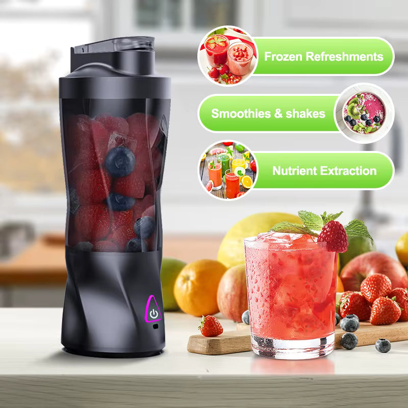 700ML Multifunctional Portable Juicer – USB Rechargeable Smoothie Blender Cup