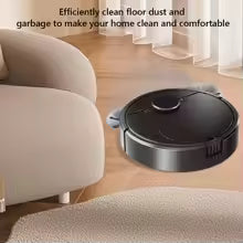 3-in-1 Rechargeable Robot Vacuum Cleaner – Strong Suction for Pet Hair, Carpets & Floors