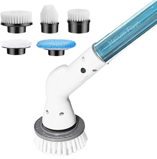 Zqoxinnova 7-in-1 Cordless Electric Spin Scrubber – Multipurpose Cleaning Brush for Kitchen &amp; Bathroom