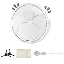 3-in-1 Rechargeable Robot Vacuum Cleaner – Strong Suction for Pet Hair, Carpets &amp; Floors