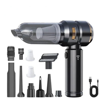 Wireless Handheld Car Vacuum Cleaner – Brushless Motor, 390,000PA Strong Suction &amp; Air Duster