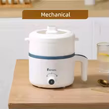 1.7L Mini Electric Rice Cooker – Non-Stick Double Layer Smart Steamer Pot