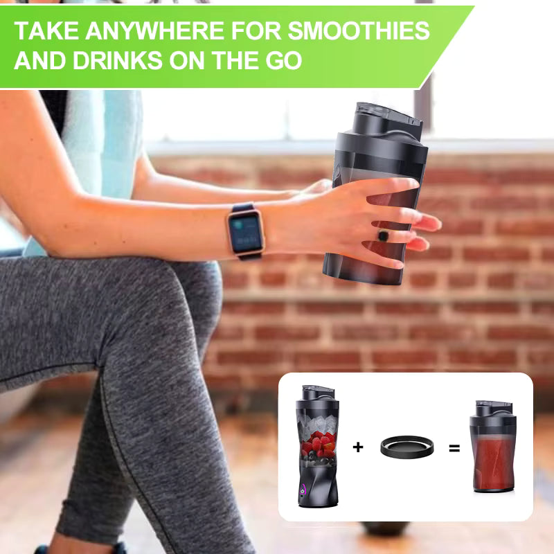 700ML Multifunctional Portable Juicer – USB Rechargeable Smoothie Blender Cup