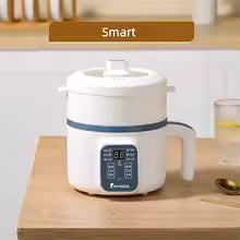 1.7L Mini Electric Rice Cooker – Non-Stick Double Layer Smart Steamer Pot