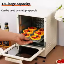 12L Electric Air Fryer Toaster Oven – 360° Convection with Oil-Free Deep Fry