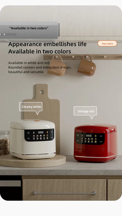 Electric Rice Cooker Smart 2L Automatic Multifunction Rice Cooking Machine Non-stick Liner for Food Warmer Household Rice Cooke