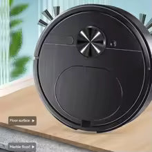 3-in-1 Rechargeable Robot Vacuum Cleaner – Strong Suction for Pet Hair, Carpets &amp; Floors
