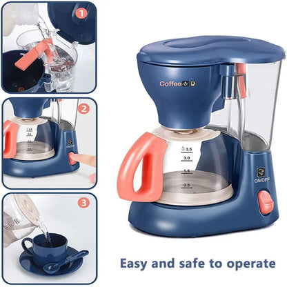 Simulation Juicer Simulation Kitchen Home Appliances Set Coffee Machine Washing Machine Play House Small Appliance Electric
