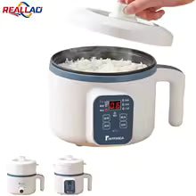 1.7L Mini Electric Rice Cooker – Non-Stick Double Layer Smart Steamer Pot