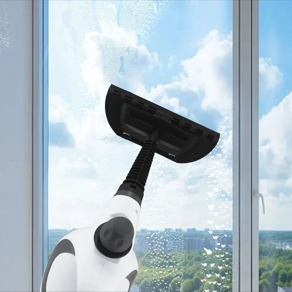 LZJV Handheld Steam Cleaner – 1050W High-Pressure Steamer with 9 Accessories for Home Sanitization &amp; Stain Removal