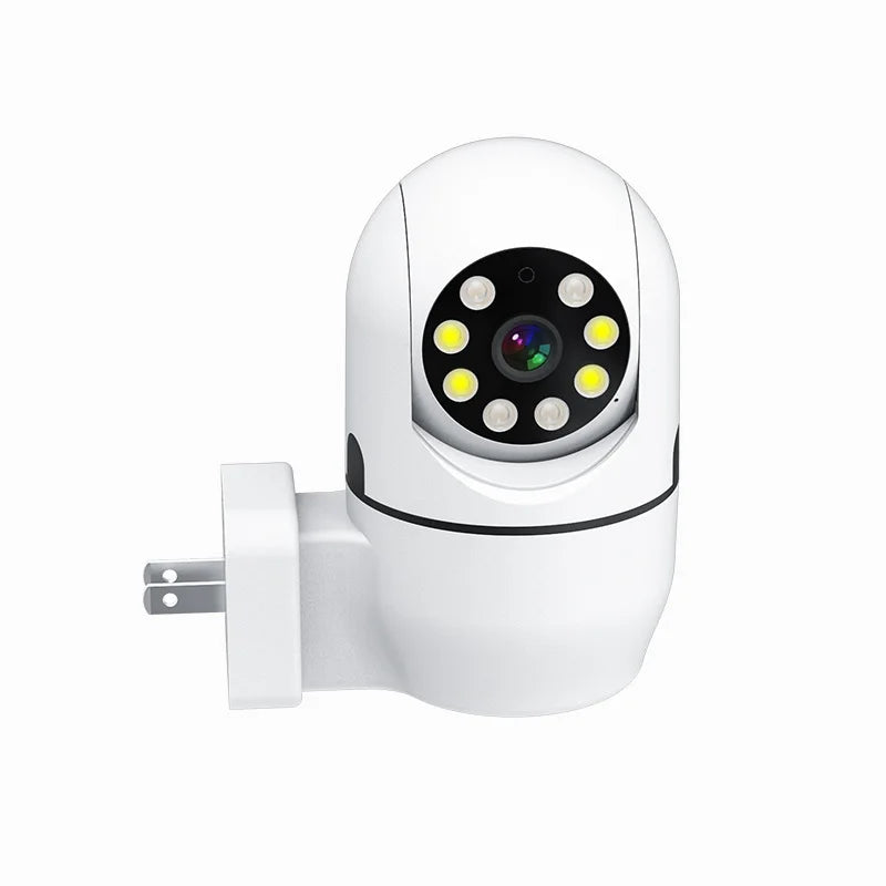 Home Surveillance Cameras, No Drilling Required, For Household Security — Wireless Wifi Hd 1080p Smart 360-degree Camera.