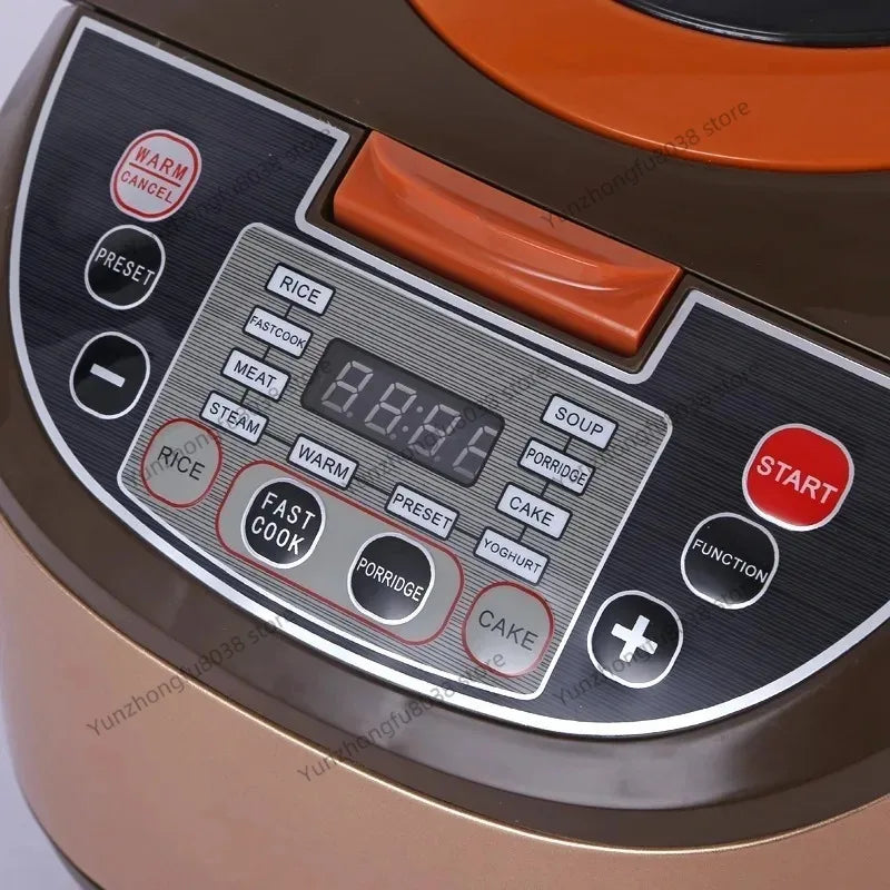 Electric Rice Cooker 5L Timing Reservation Food Heating Pressure Cooking Steamer 2-8 People Soup Stew Pot Cake 24H
