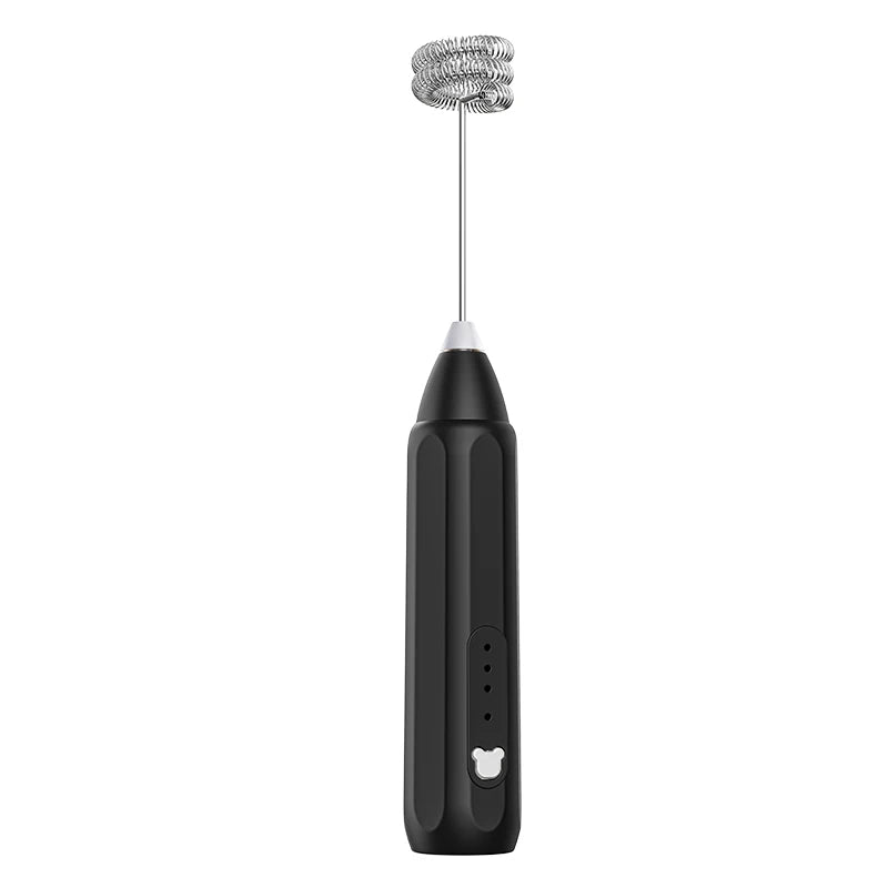 MINI Coffee Frother USB Rechargeable 3 Speeds Foam Maker Coffee Milk Mixer Electric Handle Blender Egg Beater Hot Cooking Tools