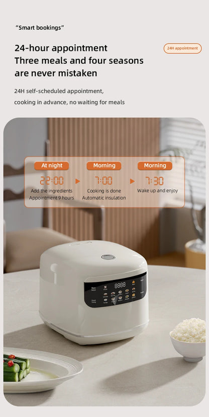 Electric Rice Cooker Smart 2L Automatic Multifunction Rice Cooking Machine Non-stick Liner for Food Warmer Household Rice Cooke