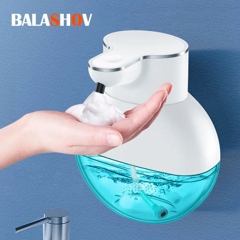 Smart Automatic Foam Soap Dispenser – 400ml Wall-Mounted, USB Rechargeable, IPX5 Waterproof