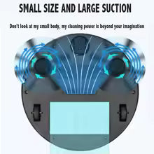 3-in-1 Smart Robot Vacuum Cleaner – Wireless Mini Sweeper, Vacuum & Mop for Home