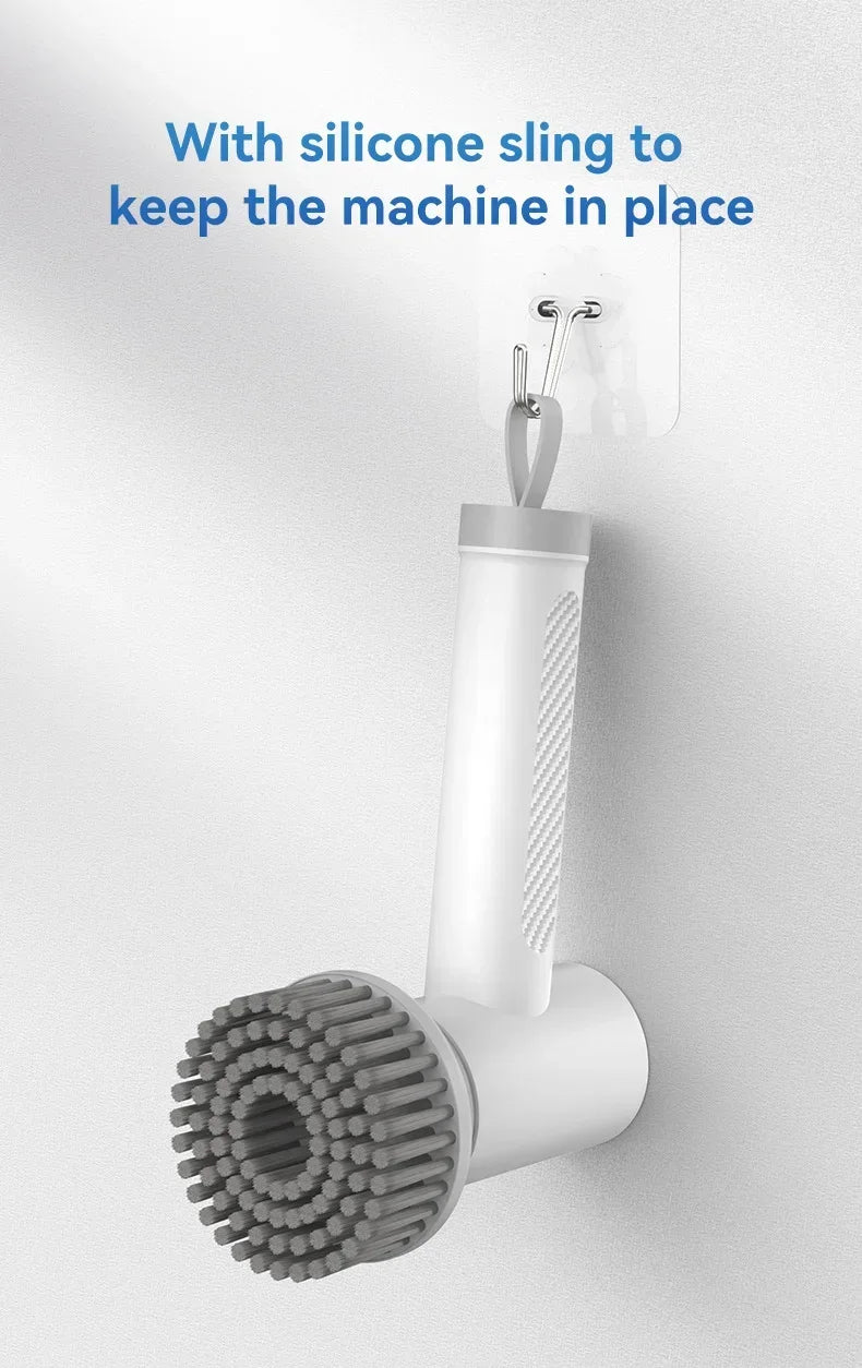INCOLDS Rechargeable Electric Spin Scrubber – IPX7 Waterproof Cordless Cleaning Brush with 3 Brush Heads