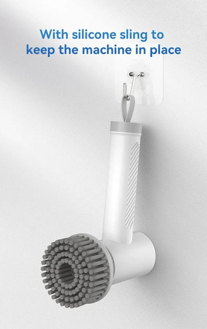 INCOLDS Rechargeable Electric Spin Scrubber – IPX7 Waterproof Cordless Cleaning Brush with 3 Brush Heads