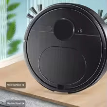 3-in-1 Rechargeable Robot Vacuum Cleaner – Strong Suction for Pet Hair, Carpets &amp; Floors
