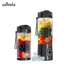 700ML Portable Electric Blender – USB Rechargeable Juicer with 6 Blades