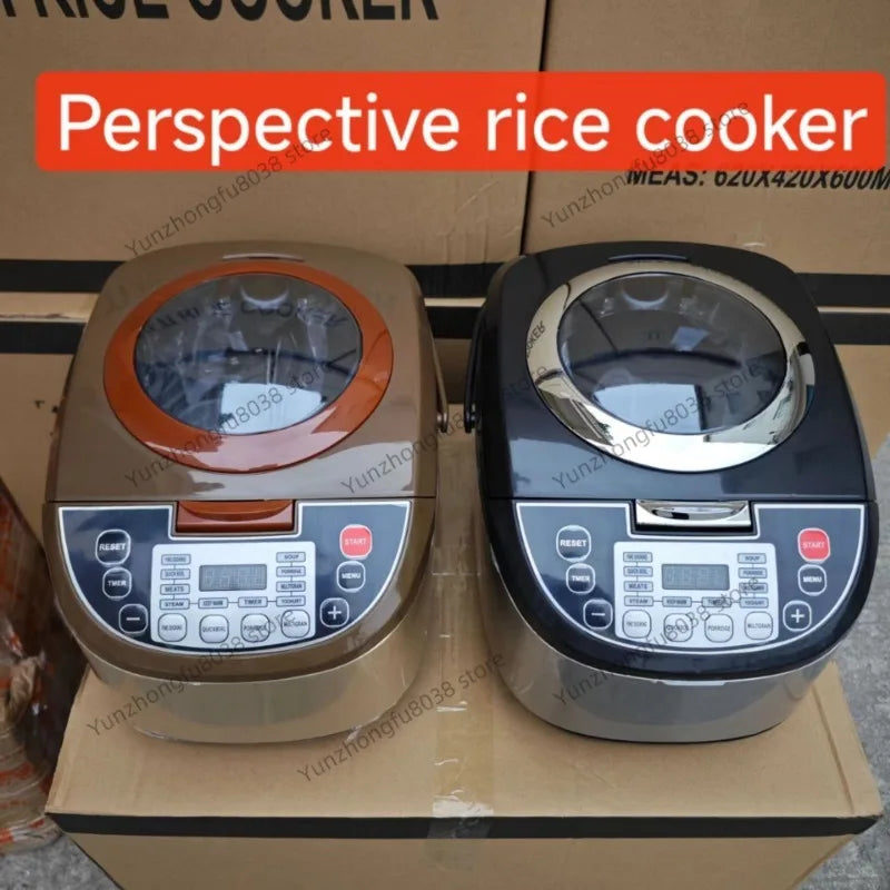 Electric Rice Cooker 5L Timing Reservation Food Heating Pressure Cooking Steamer 2-8 People Soup Stew Pot Cake 24H