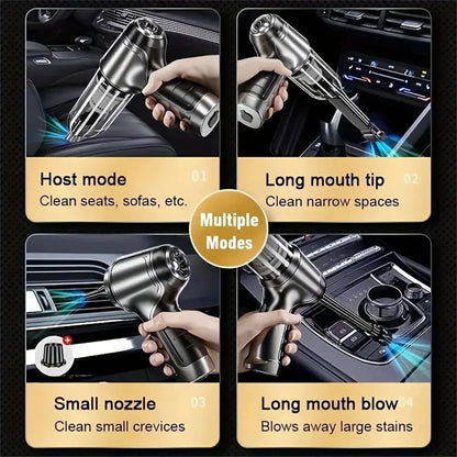 Portable Wireless Car Vacuum Cleaner – 230,000PA Strong Suction Handheld Air Duster for Car &amp; Home