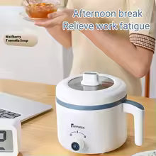 1.7L Mini Electric Rice Cooker – Non-Stick Double Layer Smart Steamer Pot