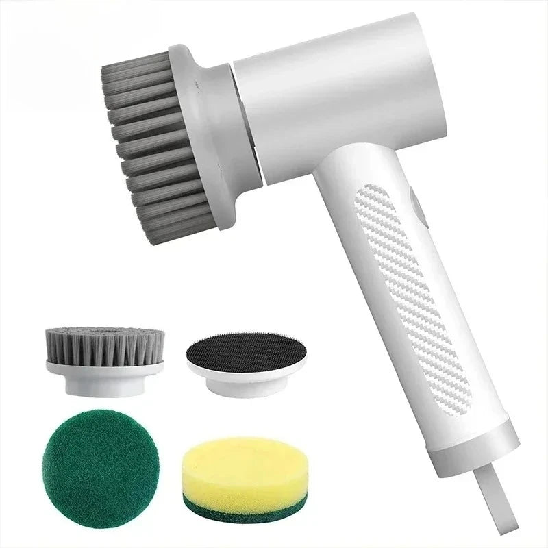 INCOLDS Rechargeable Electric Spin Scrubber – IPX7 Waterproof Cordless Cleaning Brush with 3 Brush Heads