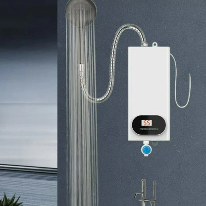 Instant Water Heater 220V 3500W Portable Electric Heaters for Bathroom Hot Water Shower and Home Kitchen Heating
