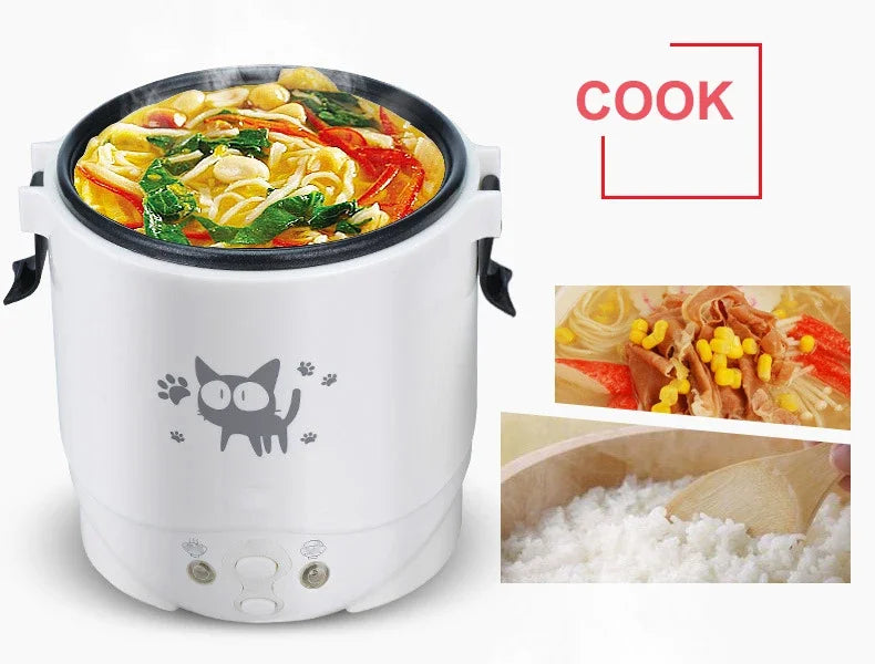Electric Mini Rice Cooker Portable MultiCooker Household Rice Cookers