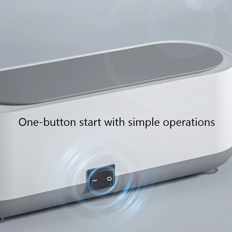 Ultrasonic Glasses &amp; Jewelry Cleaner – Portable USB Automatic Cleaning Machine for Eyewear, Watches &amp; Accessories