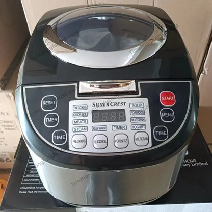 Electric Rice Cooker 5L Timing Reservation Food Heating Pressure Cooking Steamer 2-8 People Soup Stew Pot Cake 24H