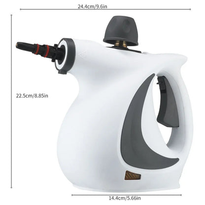 LZJV Handheld Steam Cleaner – 1050W High-Pressure Steamer with 9 Accessories for Home Sanitization &amp; Stain Removal