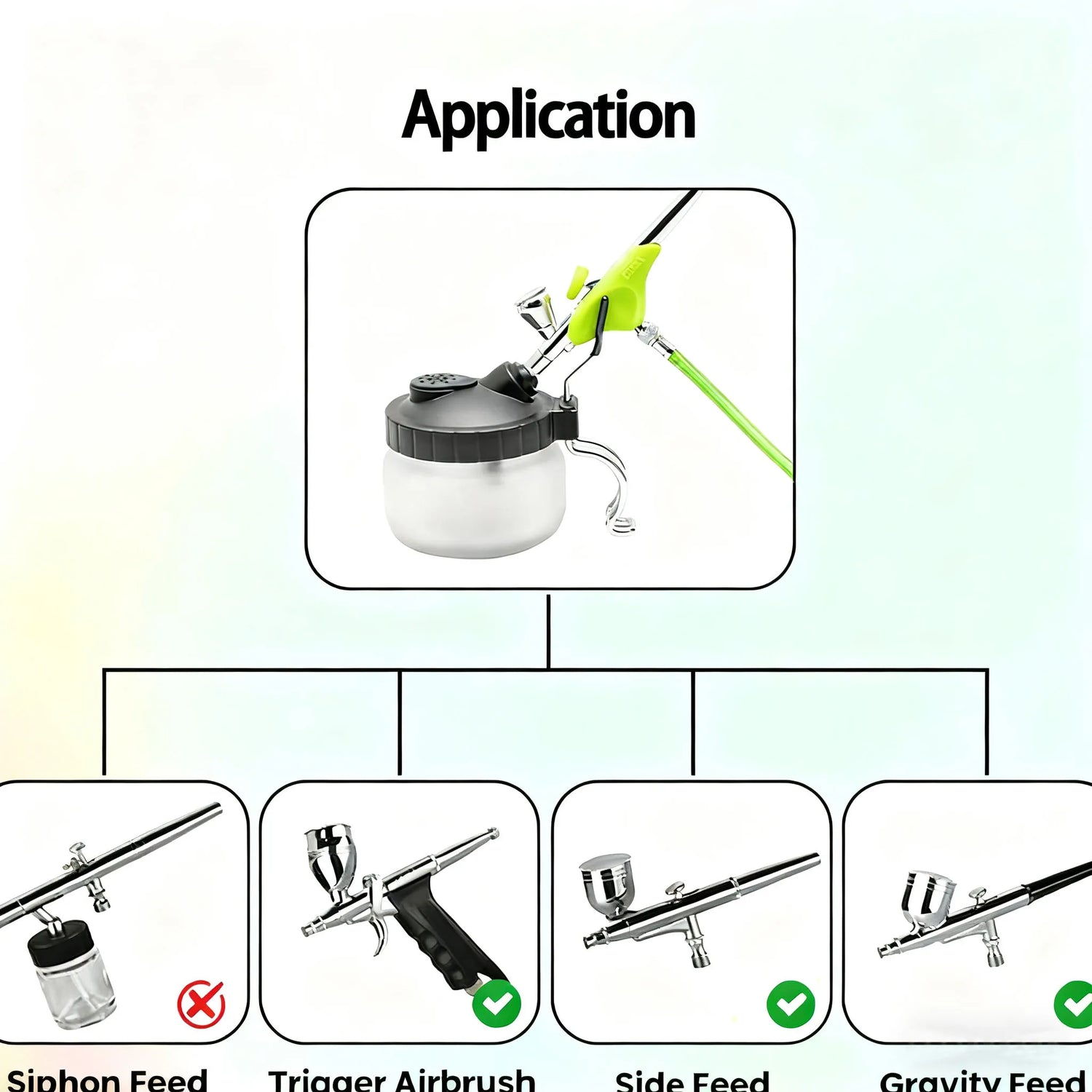 Airbrush Cleaning Kit with Clean Pot &amp; Jar Holder – Waste Liquid Collection for Home DIY &amp; Art Use