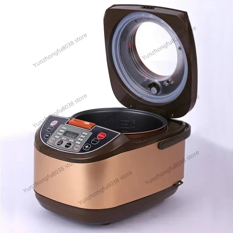 Electric Rice Cooker 5L Timing Reservation Food Heating Pressure Cooking Steamer 2-8 People Soup Stew Pot Cake 24H